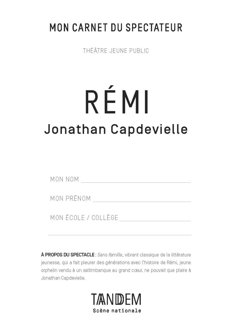 Tandem - Carnet RÉMI<br>• Mai 2022