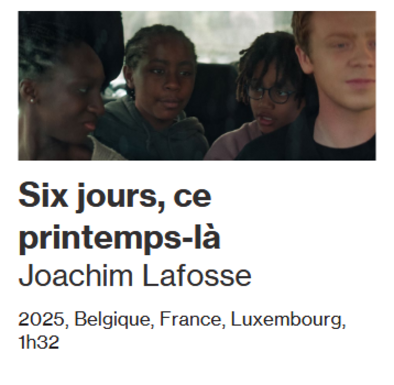 Tandem - Fiche film : SIX JOURS, CE PRINTEMPS-LÀ