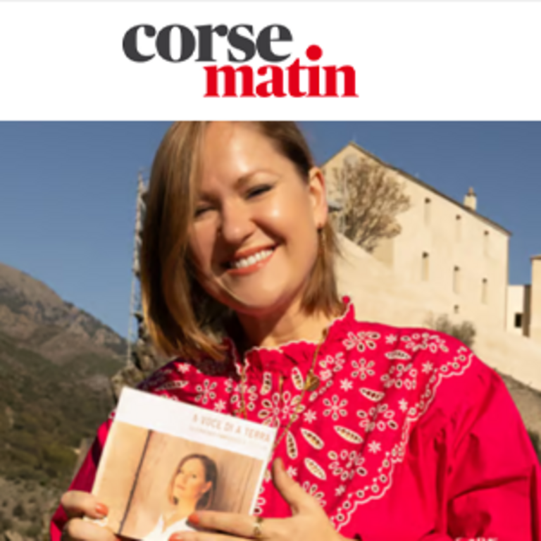 Tandem - Article de Corse Matin "Éléonore Pancrazi : un premier album qui fait parler la terre"