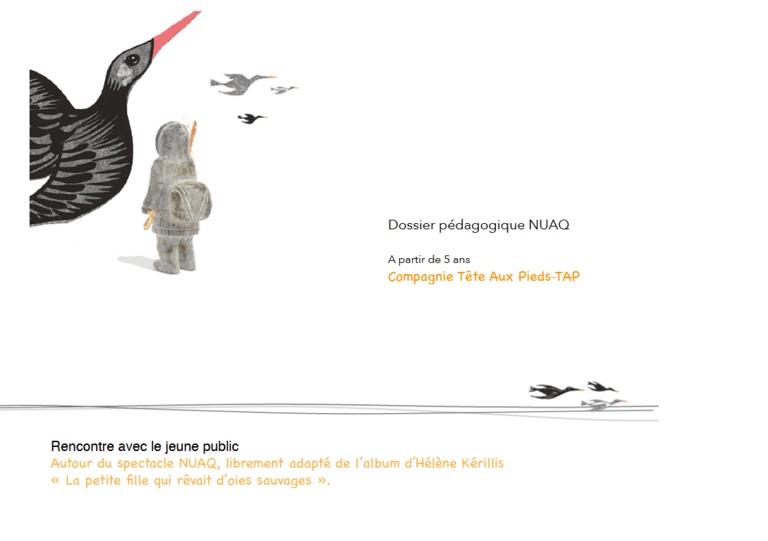 Tandem - Dossier pédagogique <i>Nuaq</i>