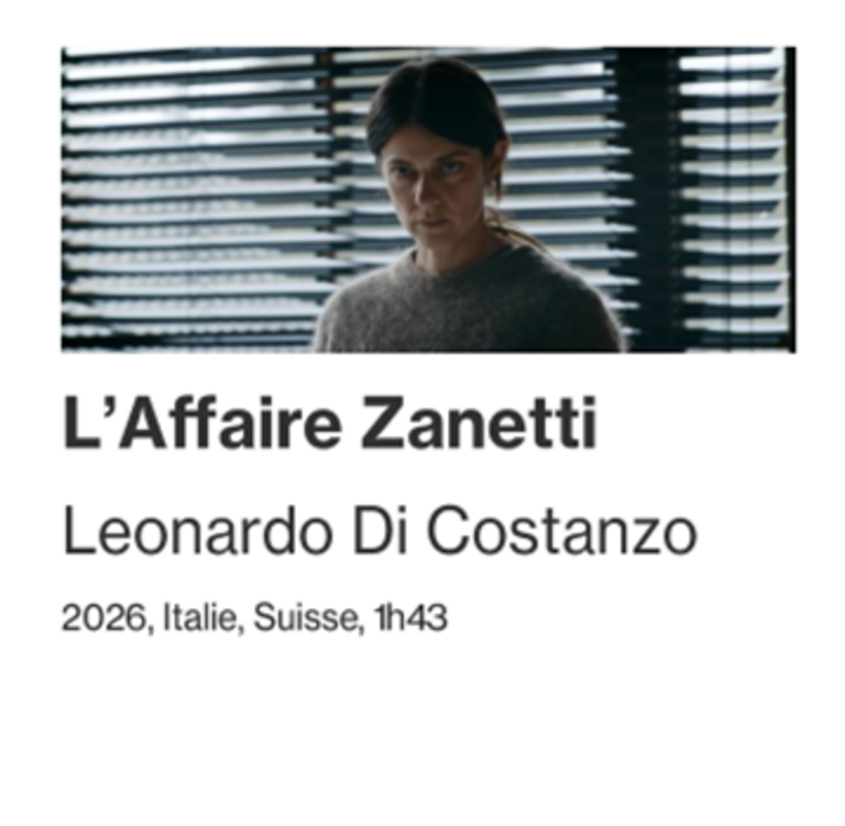 Tandem - FICHE FILM : L'AFFAIRE ZANETTI