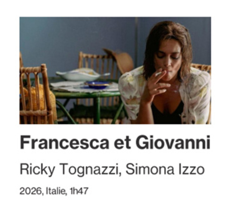 Tandem - FICHE FILM : FRANCESCA ET GIOVANNI