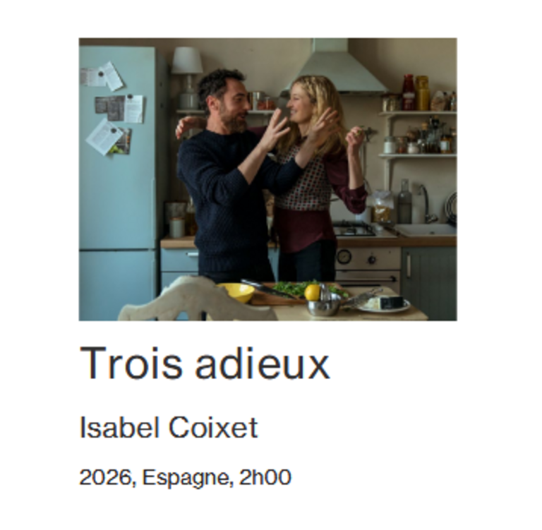 Tandem - Fiche film : Trois adieux