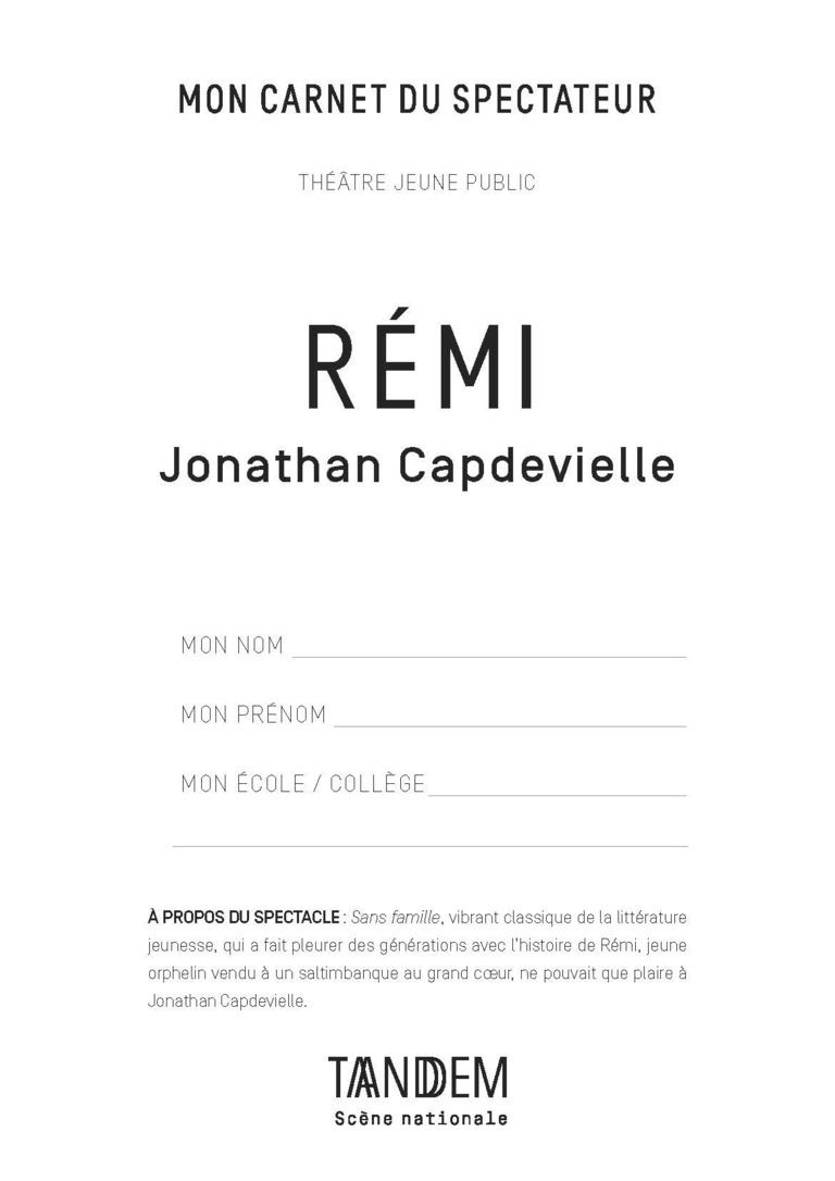 Tandem - Carnet RÉMI<br>• Mai 22